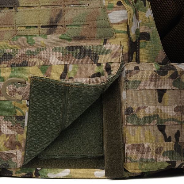 Плитоноска жіноча Warmor gen.3 FL (for Ladies). З підсумками під магазини АК і швидким бічним і верхнім скиданням (без плит). Мультикам. 4011 фото
