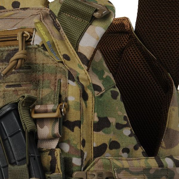 Плитоноска жіноча Warmor gen.3 FL (for Ladies). З підсумками під магазини АК і швидким бічним і верхнім скиданням (без плит). Мультикам. 4011 фото