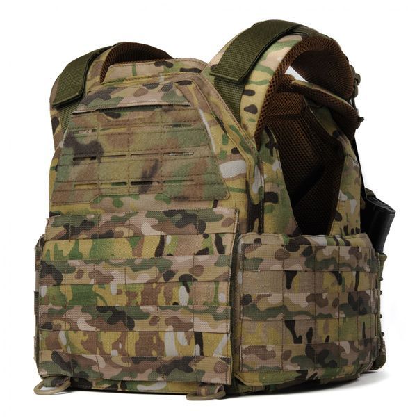 Плитоноска жіноча Warmor gen.3 FL (for Ladies). З підсумками під магазини АК і швидким бічним і верхнім скиданням (без плит). Мультикам. 4011 фото
