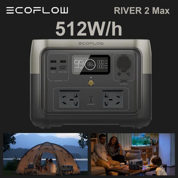 Портативна зарядна станція Ecoflow RIVER 2 Max 512 Вт/год RIVER2Max фото