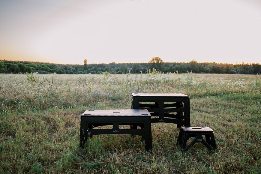 Стілець Tribe Camp Chair Low пластиковий T-EF-0001-black T-EF-0001-black фото
