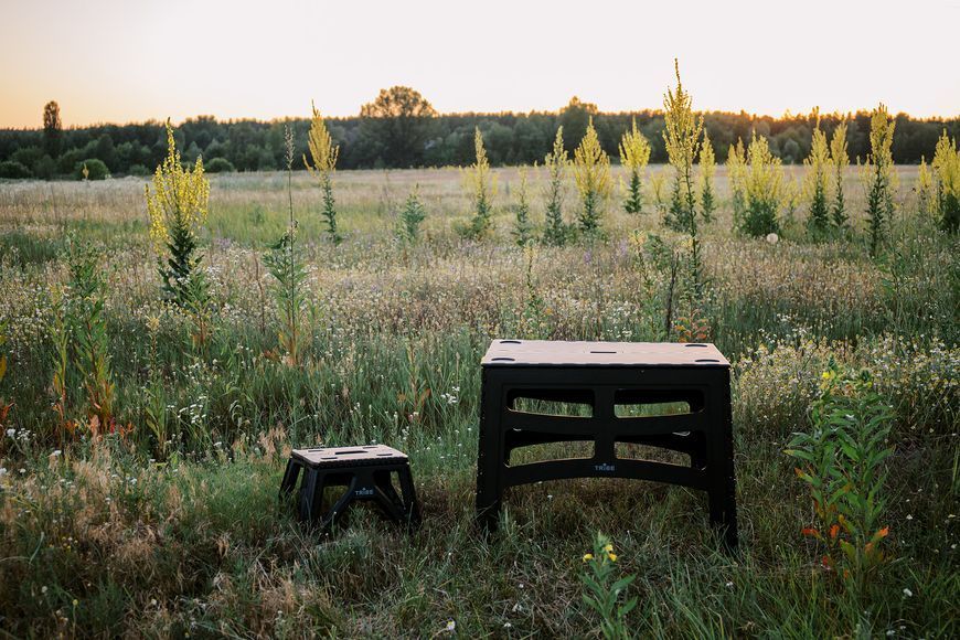 Стілець Tribe Camp Chair Low пластиковий T-EF-0001-black T-EF-0001-black фото