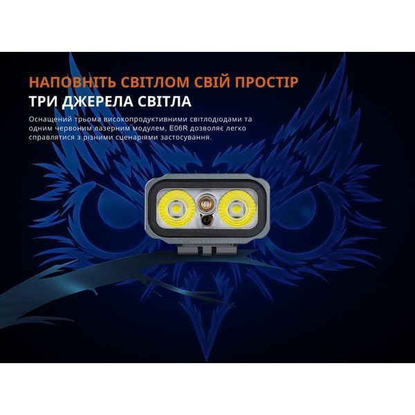 Фонарь наключительный Fenix ​​E06R серый E06RGray фото