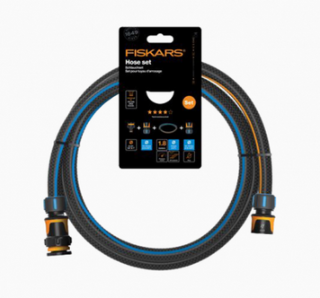 Набор соединительный со шлангом Fiskars 13мм (1/2") 1.8 м Q4 (1057621) 1057621 фото