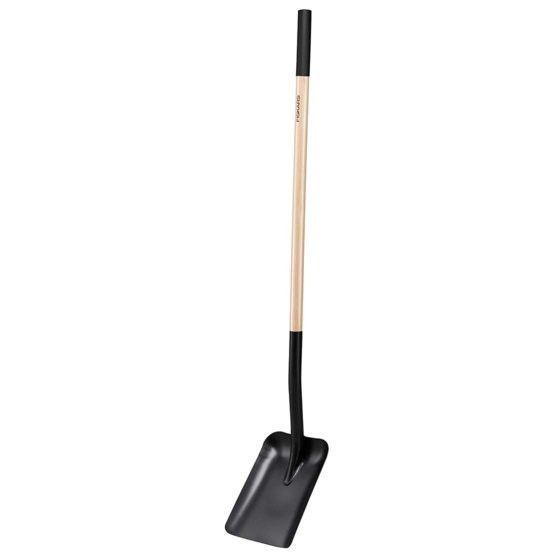 Лопата совкова з дерев'яною ручкою (L-подібна рукоятка) Fiskars Solid&trade; (1066724) 1066724 фото