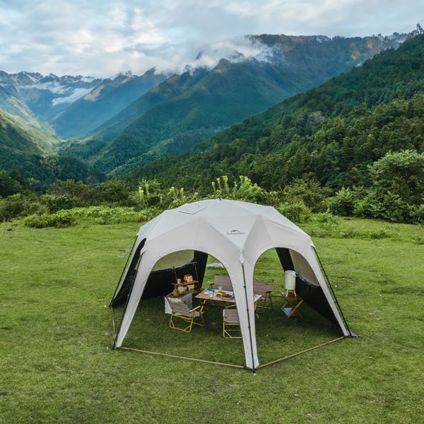 Тент для кемпінгу Naturehike CNK230WS014, 4.6 м * 4,0 м, бежевий 6927595794685 фото