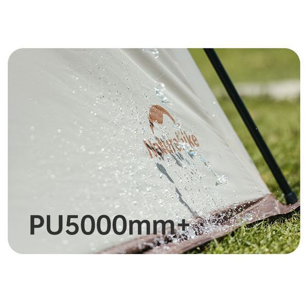 Тент для кемпінгу Naturehike CNK230WS014, 4.6 м * 4,0 м, бежевий 6927595794685 фото