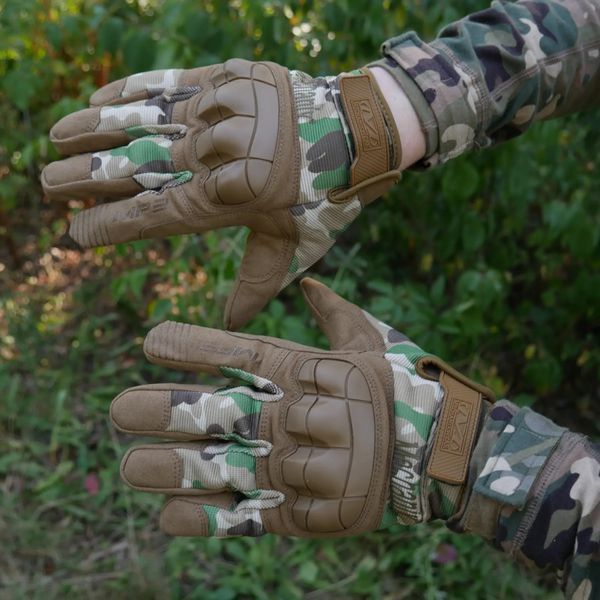 Рукавиці тактичні Mechanix M-Pact 3 з кісточками Мультикам з-у115 фото