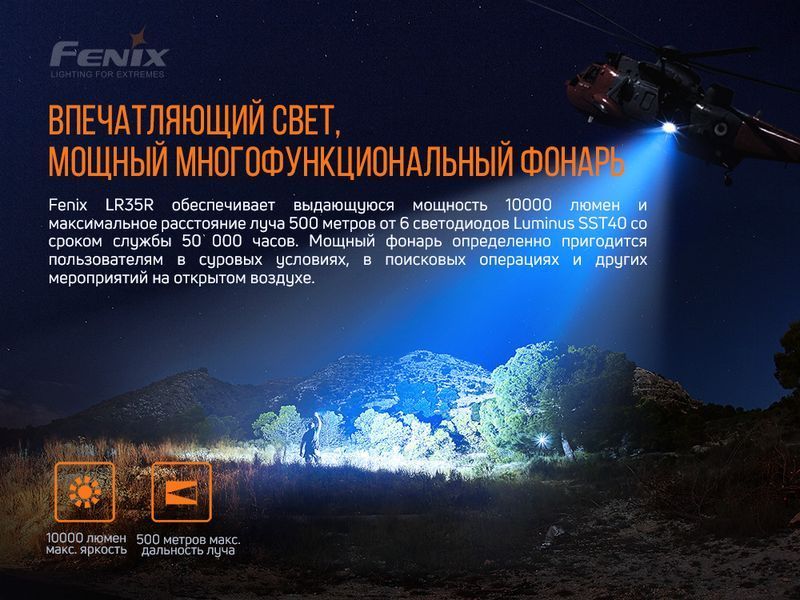 Фонарь ручной Fenix ​​LR35R LR35R фото