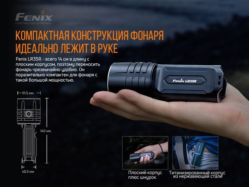 Фонарь ручной Fenix ​​LR35R LR35R фото