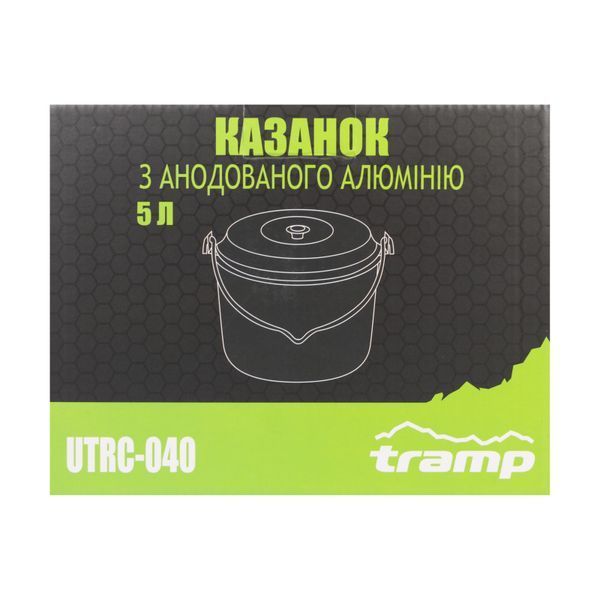 Котел Tramp анодированный с крышкой 5л UTRC-040 UTRC-040 фото