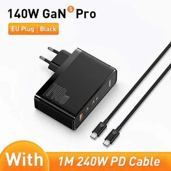 Зарядний пристрій Baseus GaN5 Pro Fast Charger 2C+U 140W (CCGP050102) CCGP050102 фото