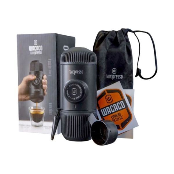 Портативная эспрессо-кофеварка Wacaco Nanopresso+ с адаптером для капсулы WNANONS фото