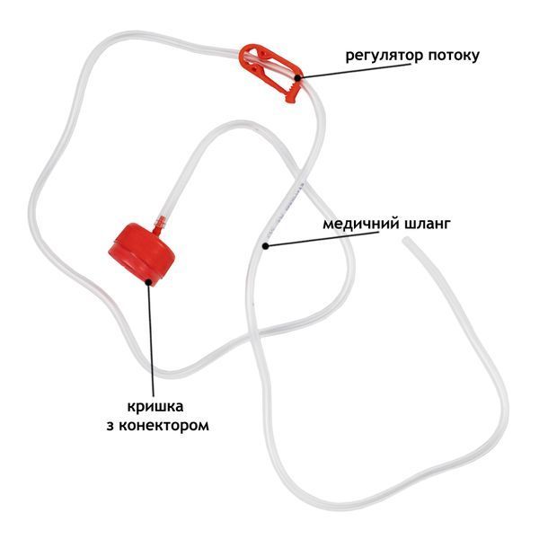 Универсальная крышка с коннектором для подачи искусственной крови Rescue Ready к.389 фото