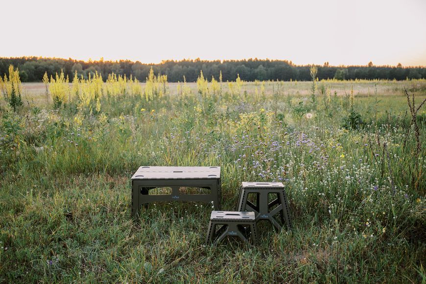 Стіл Tribe Camp Table Low пластиковий T-EF-0003-olive T-EF-0003-olive фото
