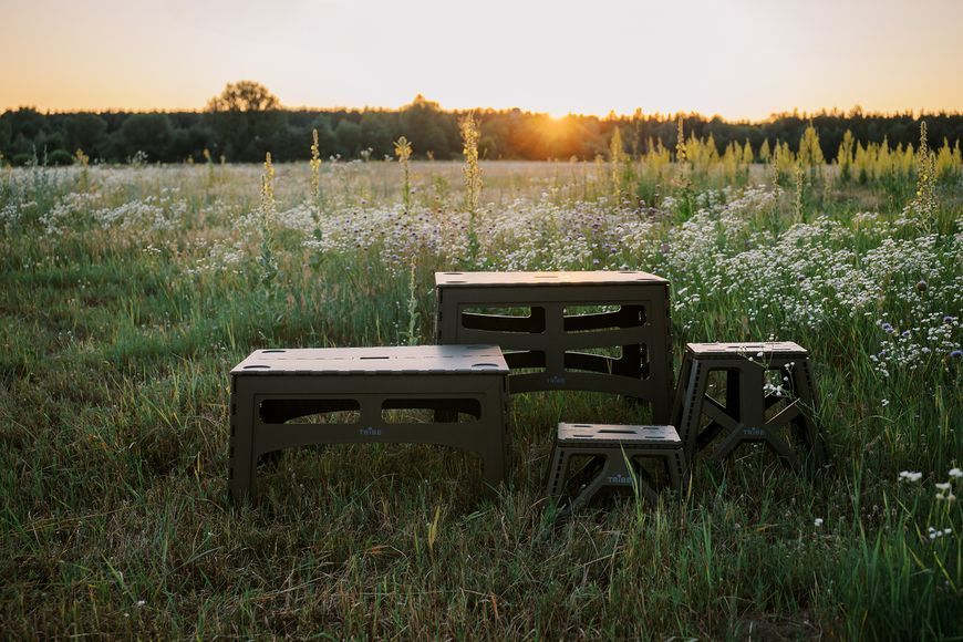 Стіл Tribe Camp Table Low пластиковий T-EF-0003-olive T-EF-0003-olive фото