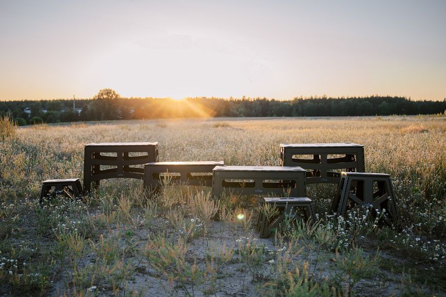 Стіл Tribe Camp Table Low пластиковий T-EF-0003-olive T-EF-0003-olive фото