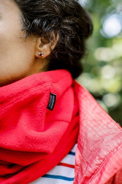 Повязка флисовая Tribe Neck Warmer T-KF-0019 OS, red T-KF-0019-red фото