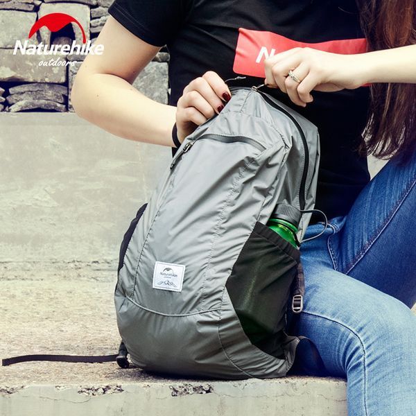 Рюкзак компактний надлегкий Naturehike&nbsp;Ultralight&nbsp;NH17A012-B, 18 л, чорний 6927595718674 фото