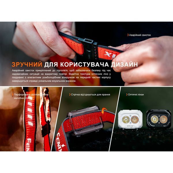 Фонарь налобный Fenix ​​HL18R-T V2.0 белый HL18RT20W фото