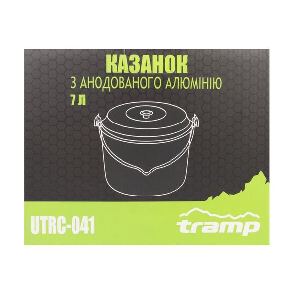 Котел Tramp анодированный с крышкой 7л UTRC-041 UTRC-041 фото
