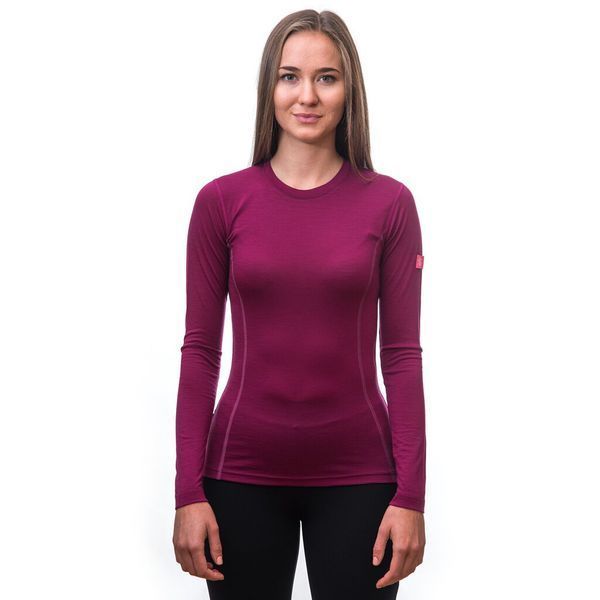 Термофутболка женская Sensor Merino Active LS lilla 12110027, SW11MA-lilla-S SW11MA-lilla-S фото