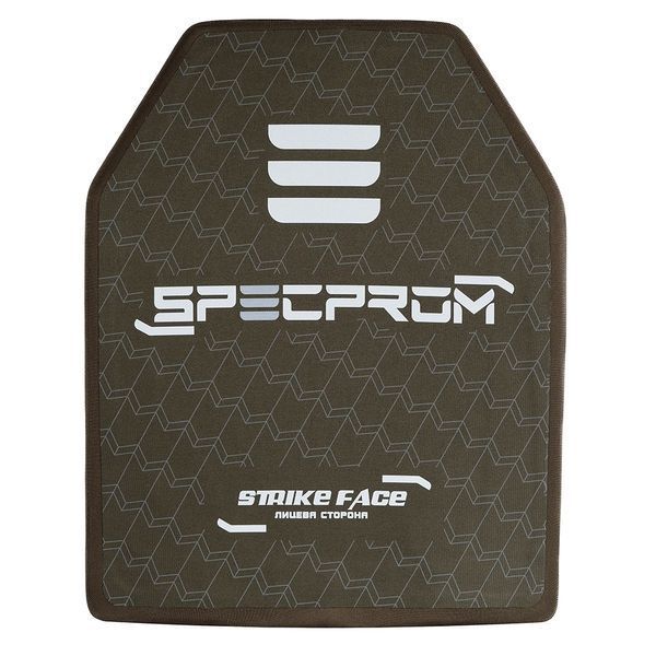 Керамічна бронеплита S-Line 5-го класу SPECPROM. Вага 2.9 кг. Розмір 26 на 33 см. (00000002800) 4356 фото
