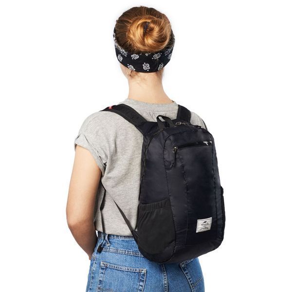 Рюкзак компактний надлегкий Naturehike&nbsp;Ultralight&nbsp;NH17A012-B, 18 л, чорний 6927595718674 фото
