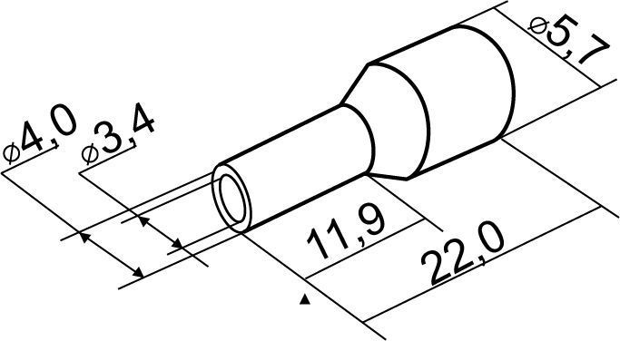 Наконечники трубчасті НТ 6,0-12 чорні (100шт) АСКО-УКРЕМ A0060010007 фото
