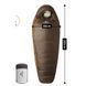 Спальник з натуральним пухом Naturehike Snowbird CNK2550WS014, p-р L, темно-коричневий 400 г 6927595784396 фото 8