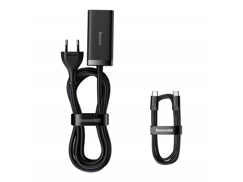 Мережевий зарядний пристрій Baseus GaN3 Pro Desktop Fast Charger 2U+2C 100W Black (CCGP000101) CCGP000101 фото