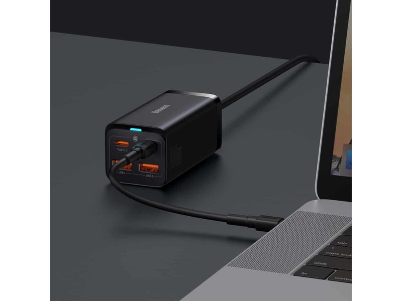 Мережевий зарядний пристрій Baseus GaN3 Pro Desktop Fast Charger 2U+2C 100W Black (CCGP000101) CCGP000101 фото