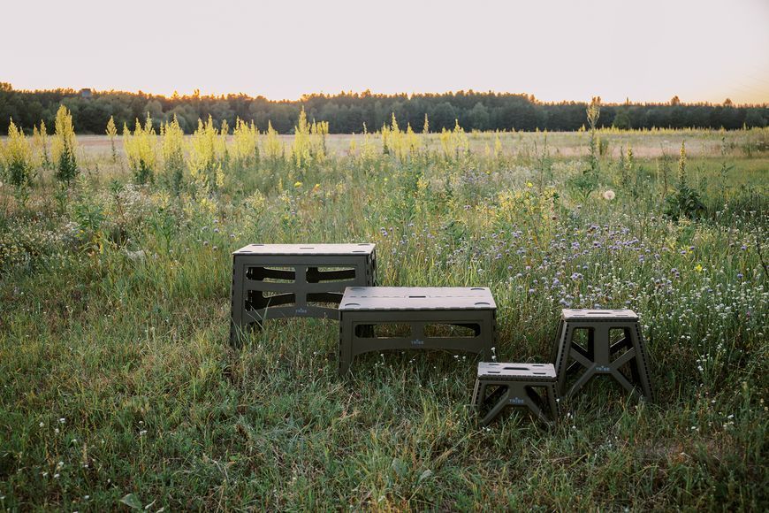 Стіл Tribe Camp Table High пластиковий T-EF-0004-olive T-EF-0004-olive фото