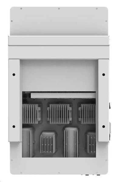Комплект: Гібридний високовольтний інвертор Deye SUN-50K-SG01HP3-EU-BM4 50 кВт 3 фази + 2&times; Система зберігання енергії на 12 акумуляторів Deye BOS-G Pack5.1 + блок керування Deye BOS-G-PDU-2 крж.027 фото