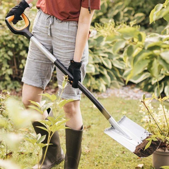 Лопата штикова пряма Fiskars Xact&trade; (1066730) 1066730 фото