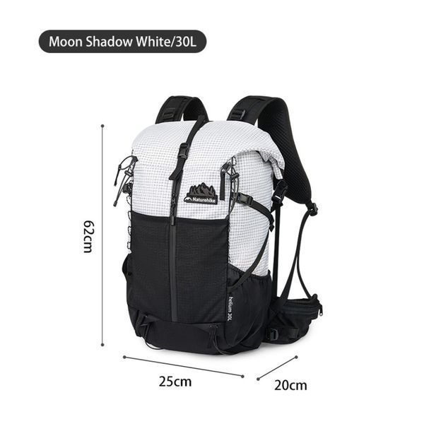 Рюкзак туристичний Naturehike Helium CNK2300016, 30+5 л, коричневий 6976507661133 фото