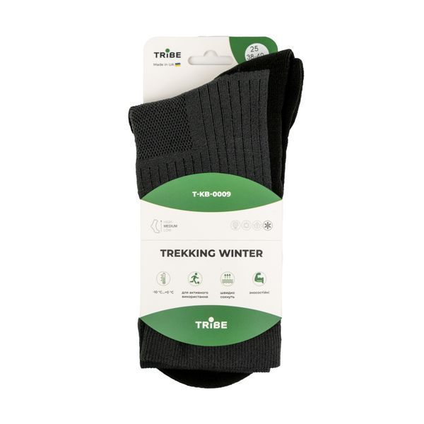 Носки Tribe Trekking Winter T-KB-0009-grey, 41-43 T-KB-0009-grey-41-43 фото