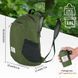 Рюкзак компактний надлегкий Naturehike Ultralight Naturehike NH17A012-B, 18 л, зелений 6976507663762 фото 4