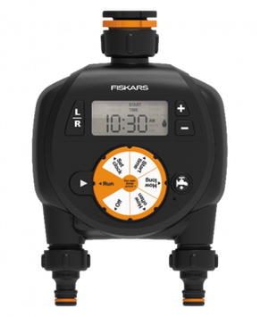 Таймер подачи воды Fiskars для полива на две зоны (1054792) 1054792 фото
