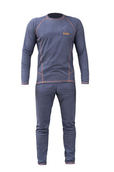Термобілизна чоловіча Tramp Microfleece комплект (футболка+штани) grey UTRUM-020, UTRUM-020-grey-L UTRUM-020-grey-L фото