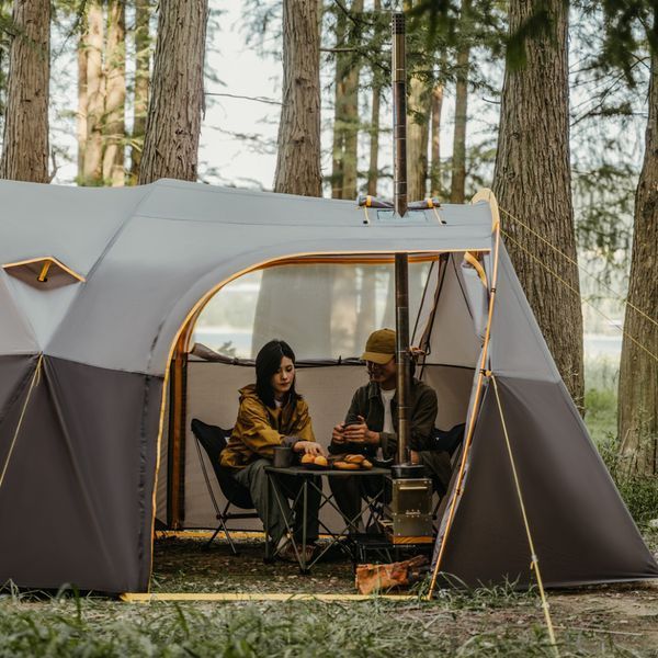 Намет шестимісний Naturehike, KOTA 6, CNK2450WS031, 75D, світло-коричневий 6927595760666 фото