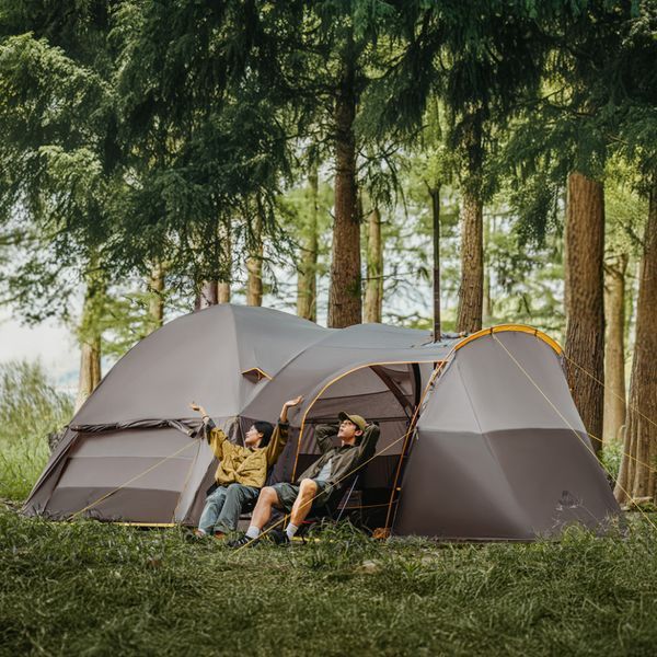 Намет шестимісний Naturehike, KOTA 6, CNK2450WS031, 75D, світло-коричневий 6927595760666 фото