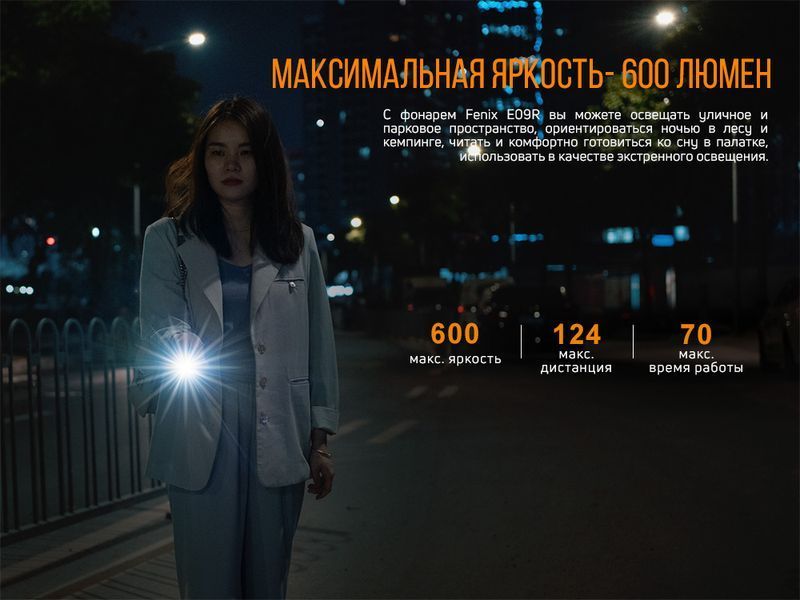 Фонарь ручной Fenix ​​E09R E09R фото
