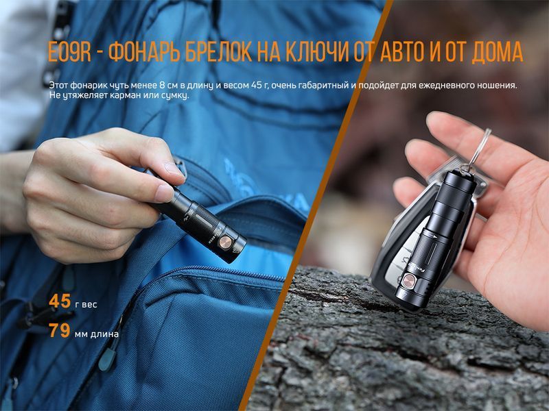 Фонарь ручной Fenix ​​E09R E09R фото