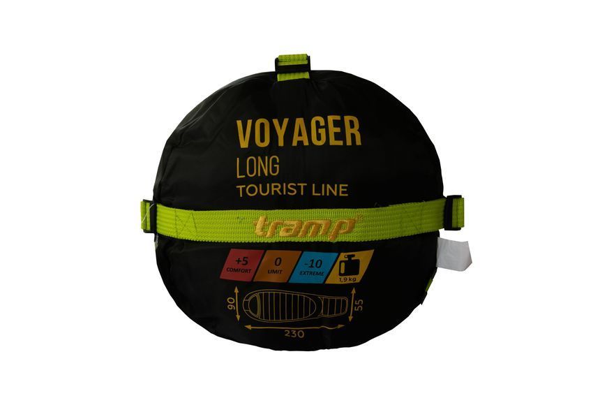 Спальный мешок Tramp Voyager Long кокон левый olive/grey 230/90-55 UTRS-052L UTRS-052L-L фото