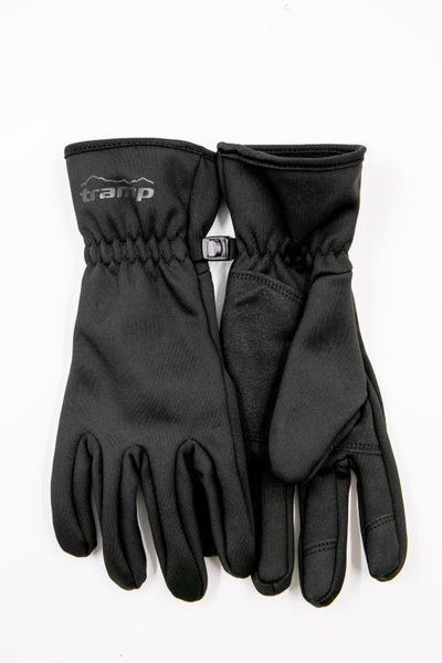 Перчатки Tramp софтшел черные UTRGB-004 L UTRGB-004-L фото