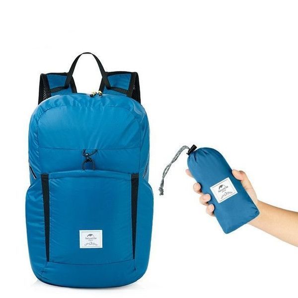 Рюкзак&nbsp;компактний Naturehike&nbsp;Ultralight NH17A017-B&nbsp;22&nbsp;л, чорний 6927595725092 фото