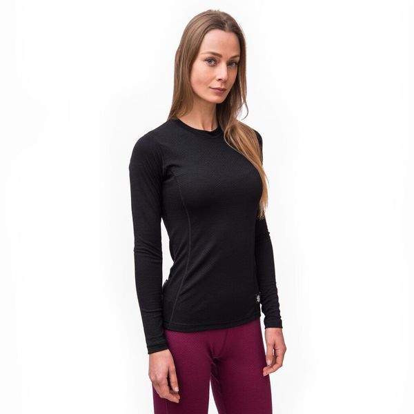 Термофутболка женская Sensor Merino DF LS black 15100029, SW11M-black-S SW11M-black-S фото