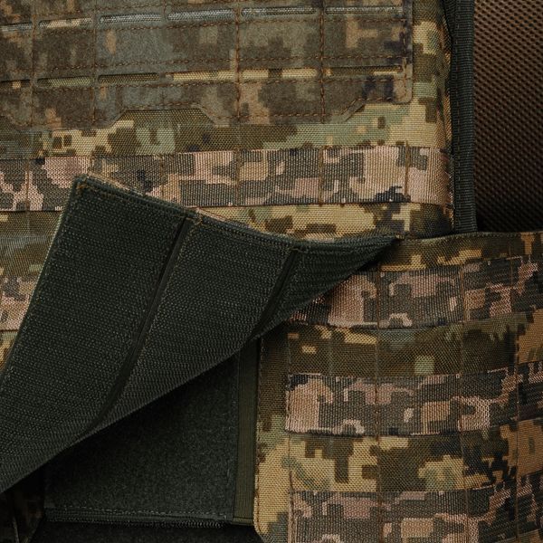 Тактичний жилет - плитоноска (чохол) Ares gen.2 зі швидким бічним і верхнім скиданням піксель (без плит) (00000001961) 2606 фото
