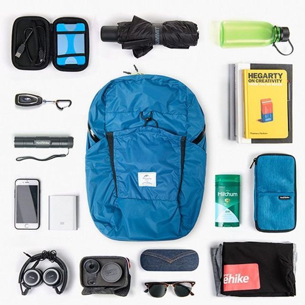 Рюкзак&nbsp;компактний Naturehike&nbsp;Ultralight NH17A017-B&nbsp;22&nbsp;л, чорний 6927595725092 фото